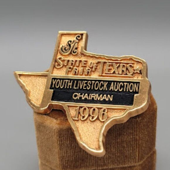 Vintage Texas State Fair Livestock Pin - Picture 1 of 3